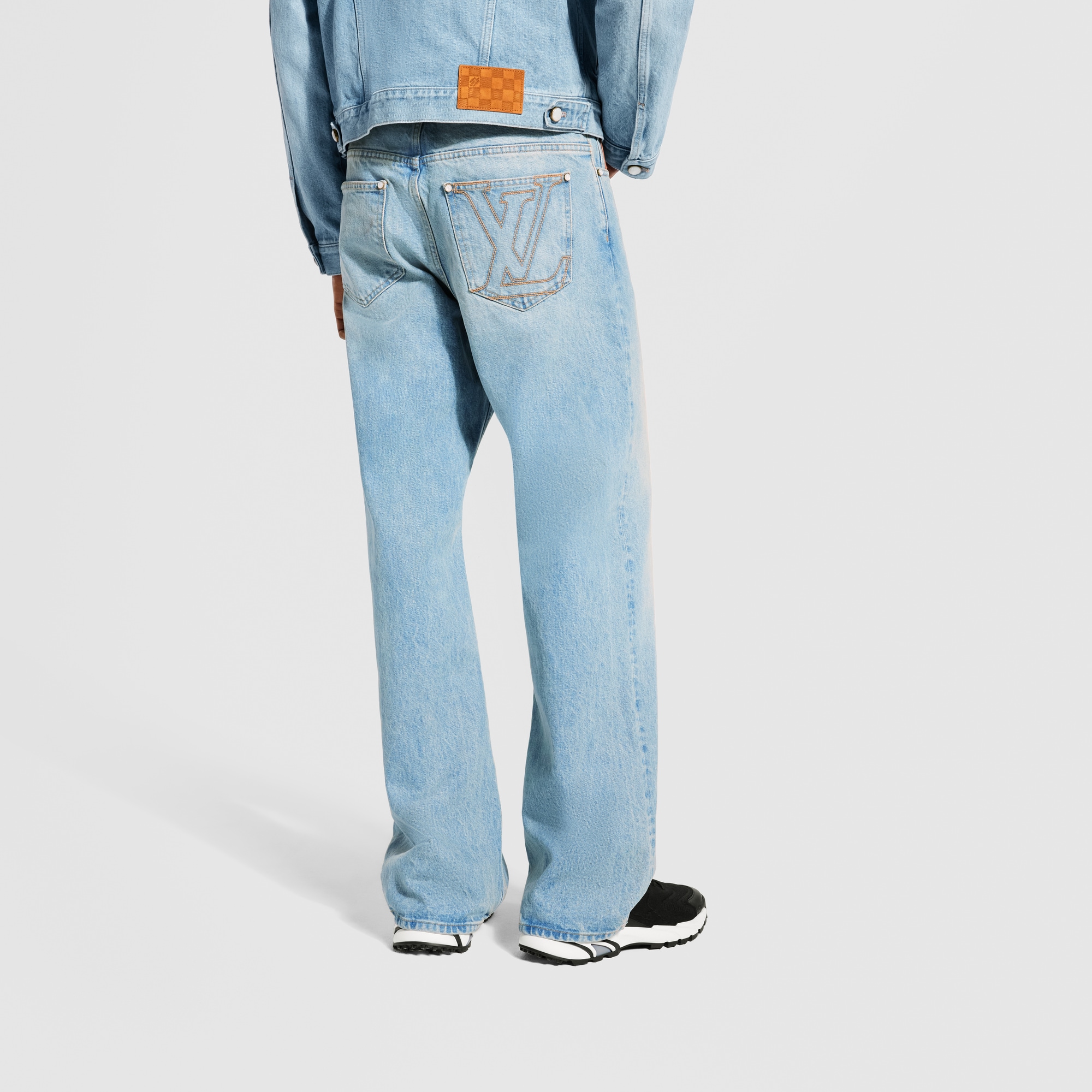 Wide Leg Fit Denim Pants - Men - Ready-to-Wear | LOUIS VUITTON ®